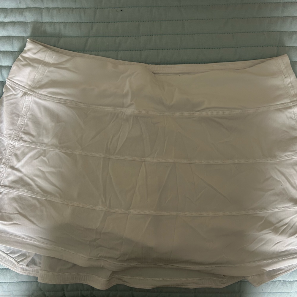Lululemon White Tennis Skirt